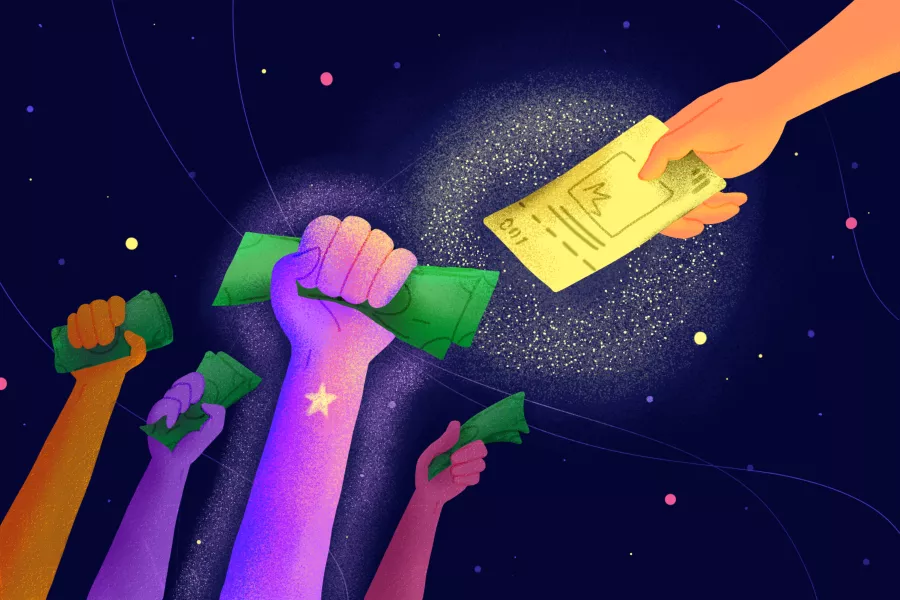 Who gets the tickets first?